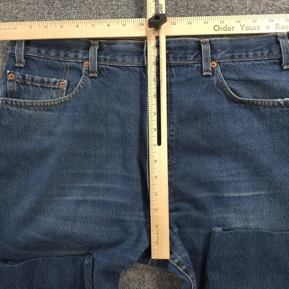 Vintage Levis Jeans Mens 38x27 Blue Denim 505 Regular Fit Straight USA 90s